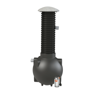 3626419 IISI Pumppukaivo 350L Saostetut- ja harmaat vedet, läpituulettava, 110mm